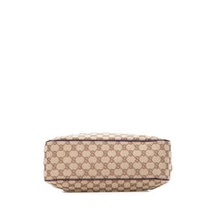 GG Canvas Jackie Piston Lock Tote