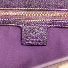 GG Canvas Jackie Piston Lock Tote