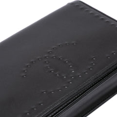 CC Embossed Lambskin Wallet On Chain