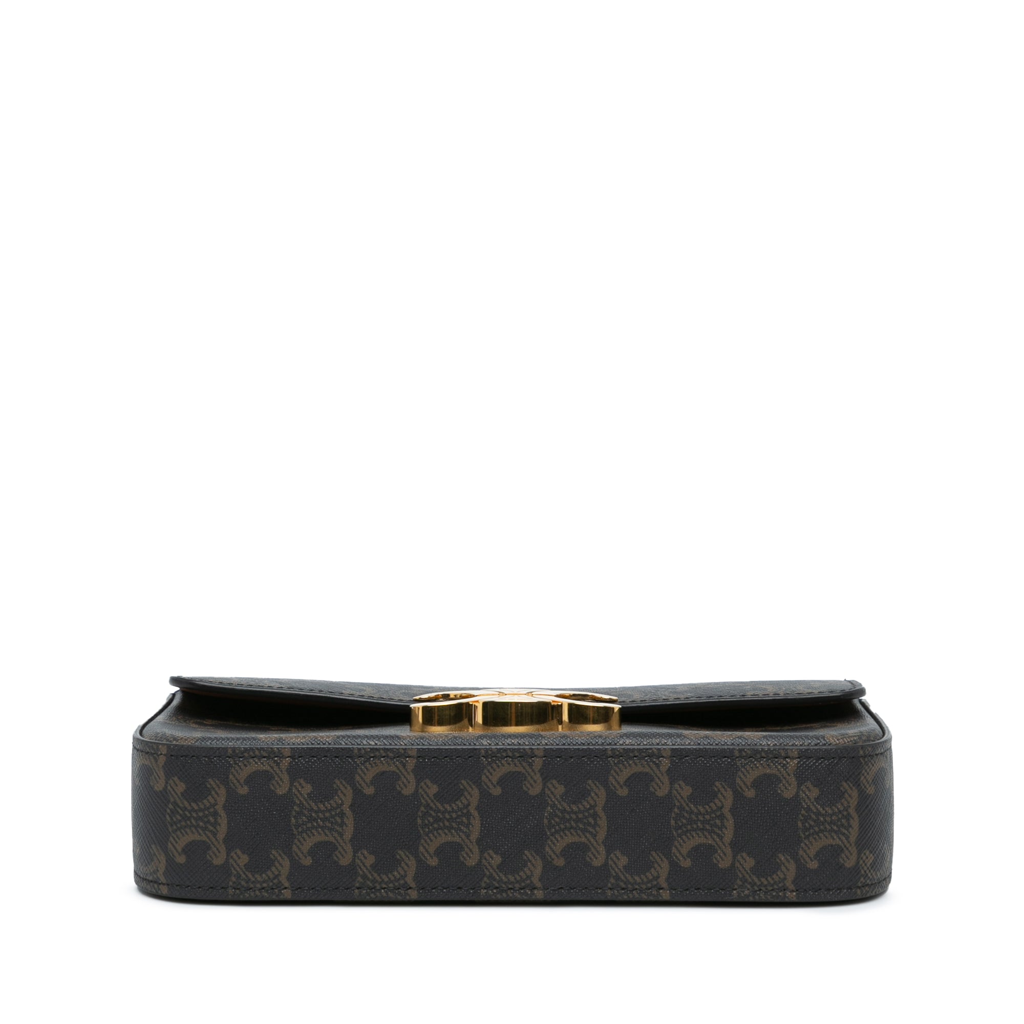 Triomphe Coated Canvas Claude Shoulder Bag