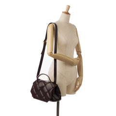 Maxi Intrecciato Padded Top Handle Bag_9