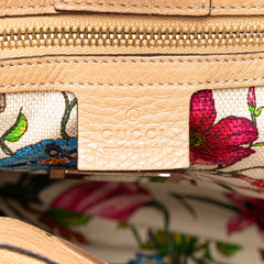 Medium Calfskin Bamboo Shopper Satchel