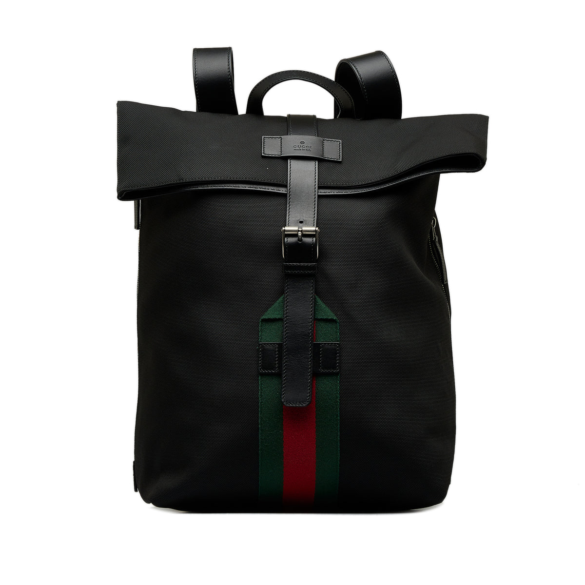 Web Fold Over Techno Backpack_0