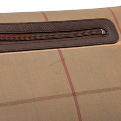 Vintage Check Canvas Flap Satchel