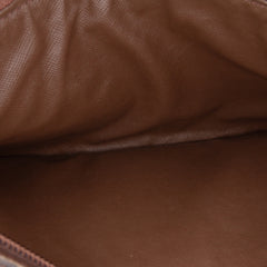 Vintage Check Canvas Flap Satchel