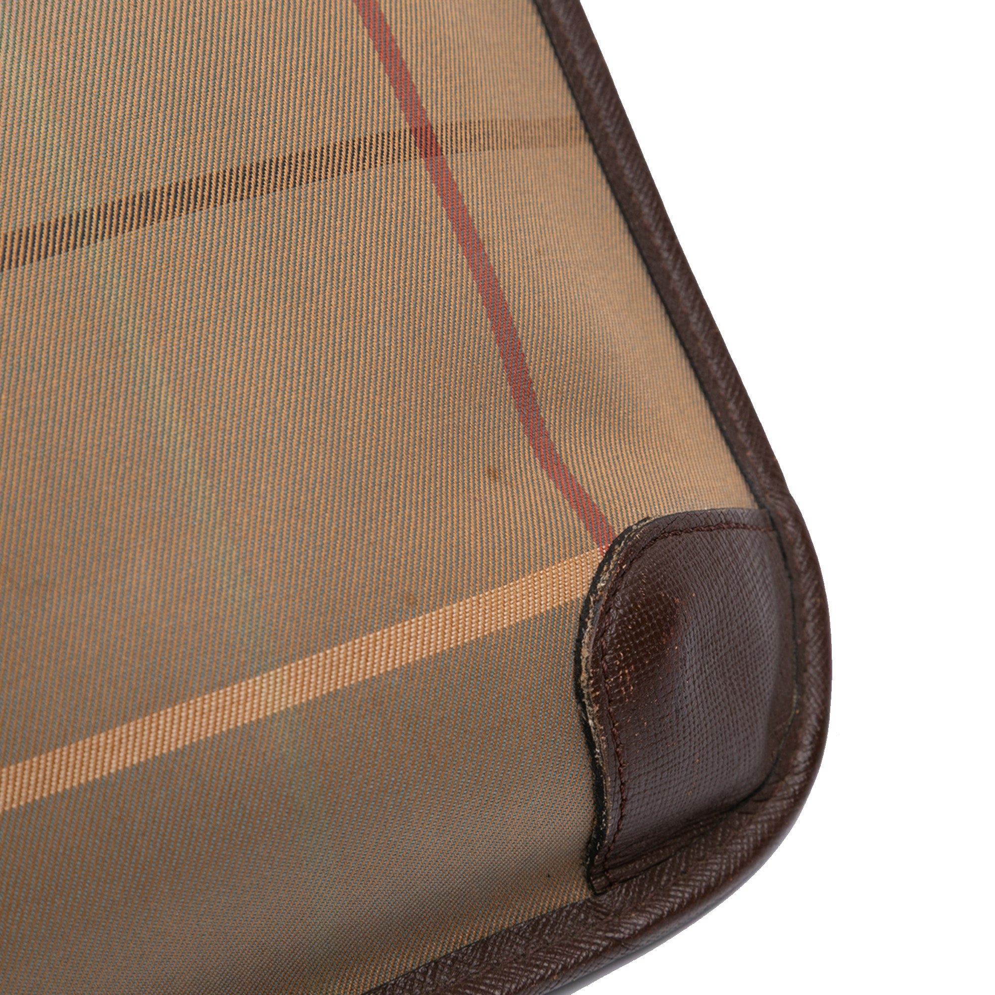 Vintage Check Canvas Flap Satchel