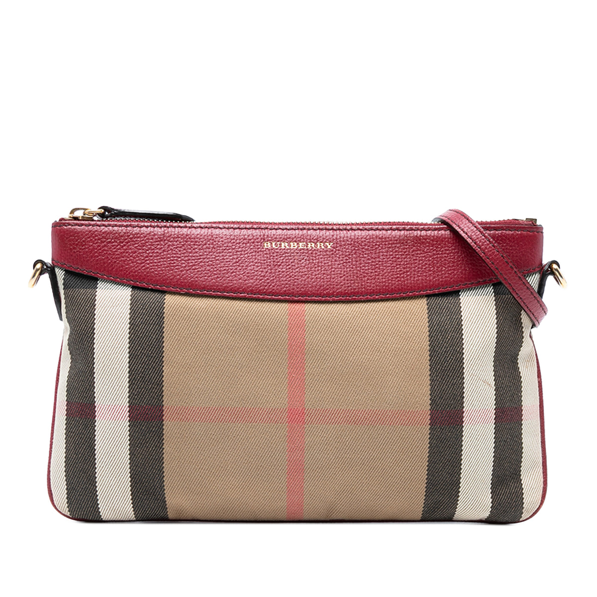 House Check Canvas Derby Peyton Crossbody