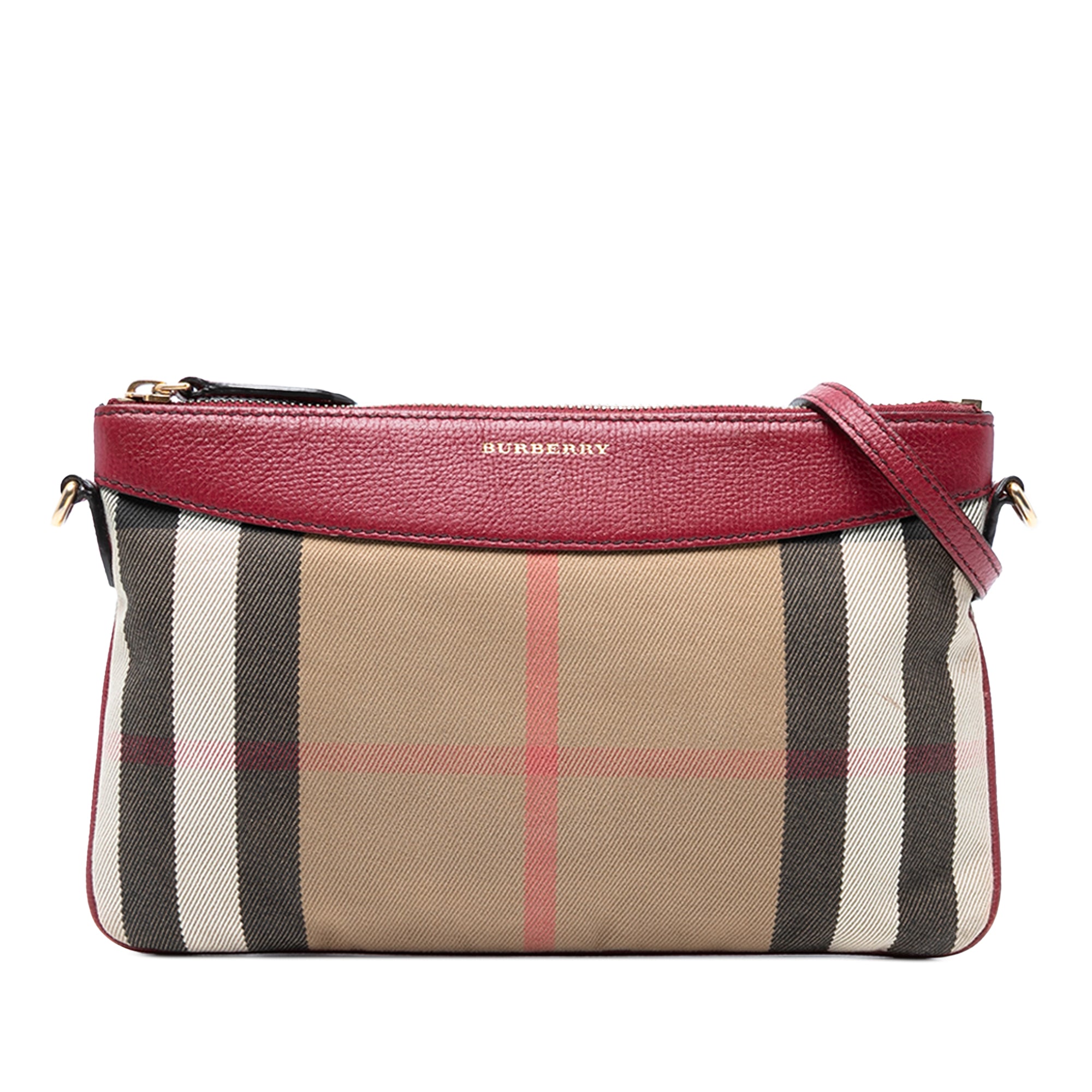 House Check Canvas Derby Peyton Crossbody