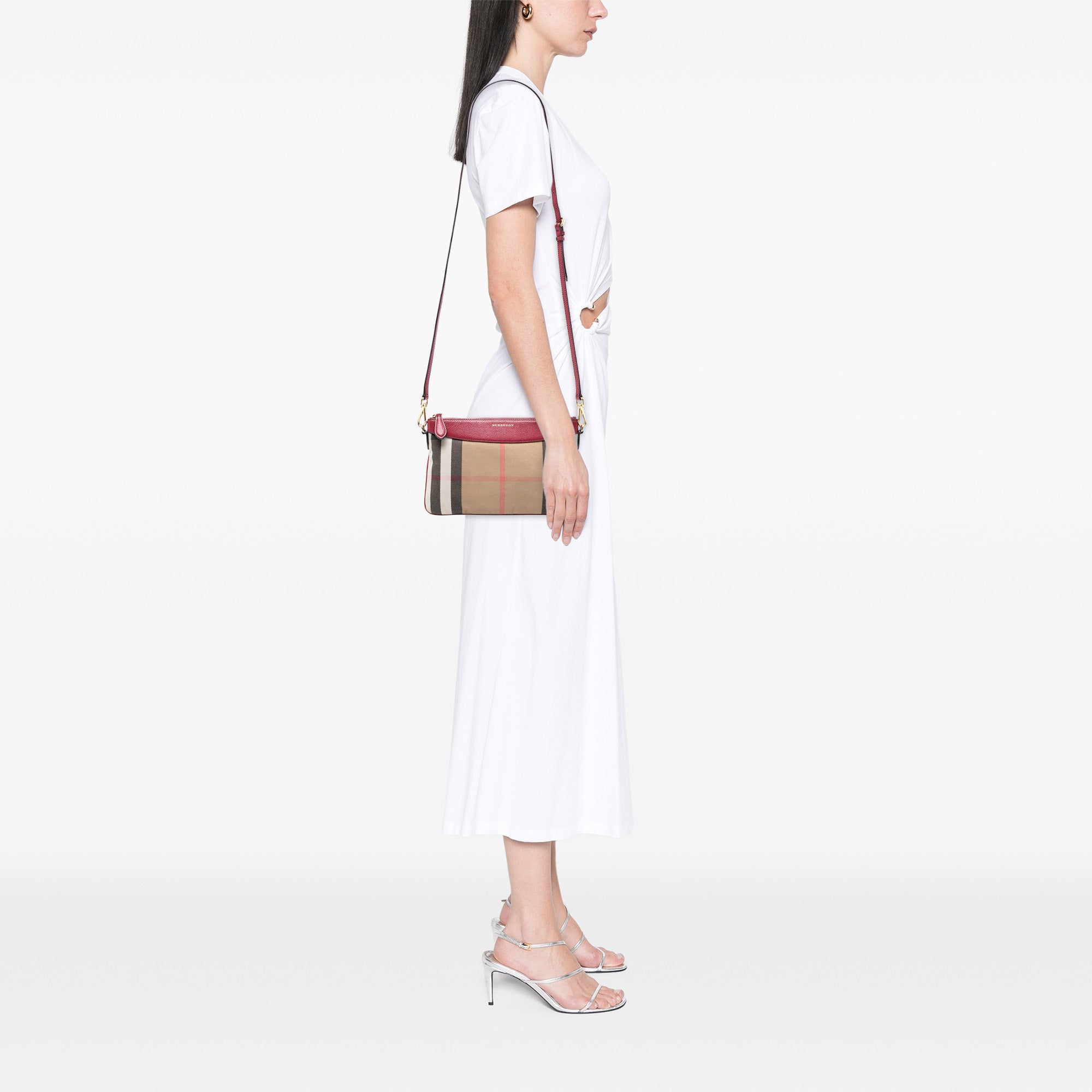 House Check Canvas Derby Peyton Crossbody