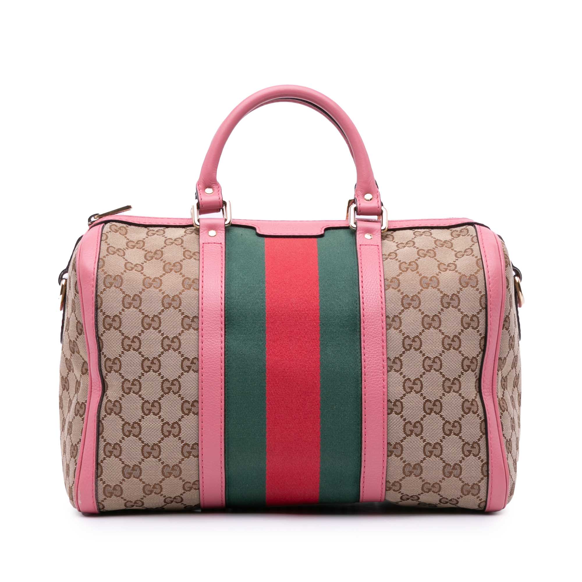 GG Canvas Web Joy Boston Bag