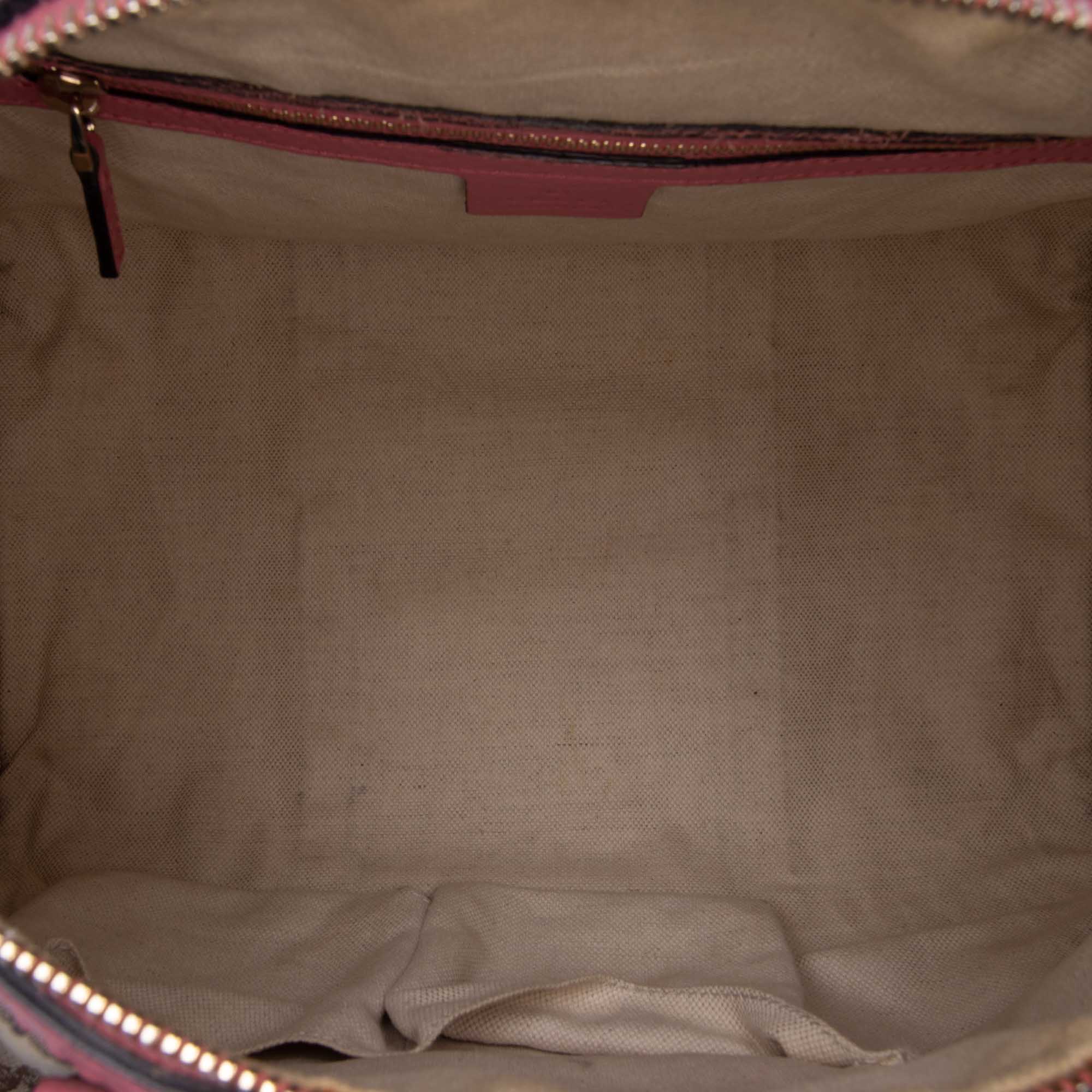 GG Canvas Web Joy Boston Bag