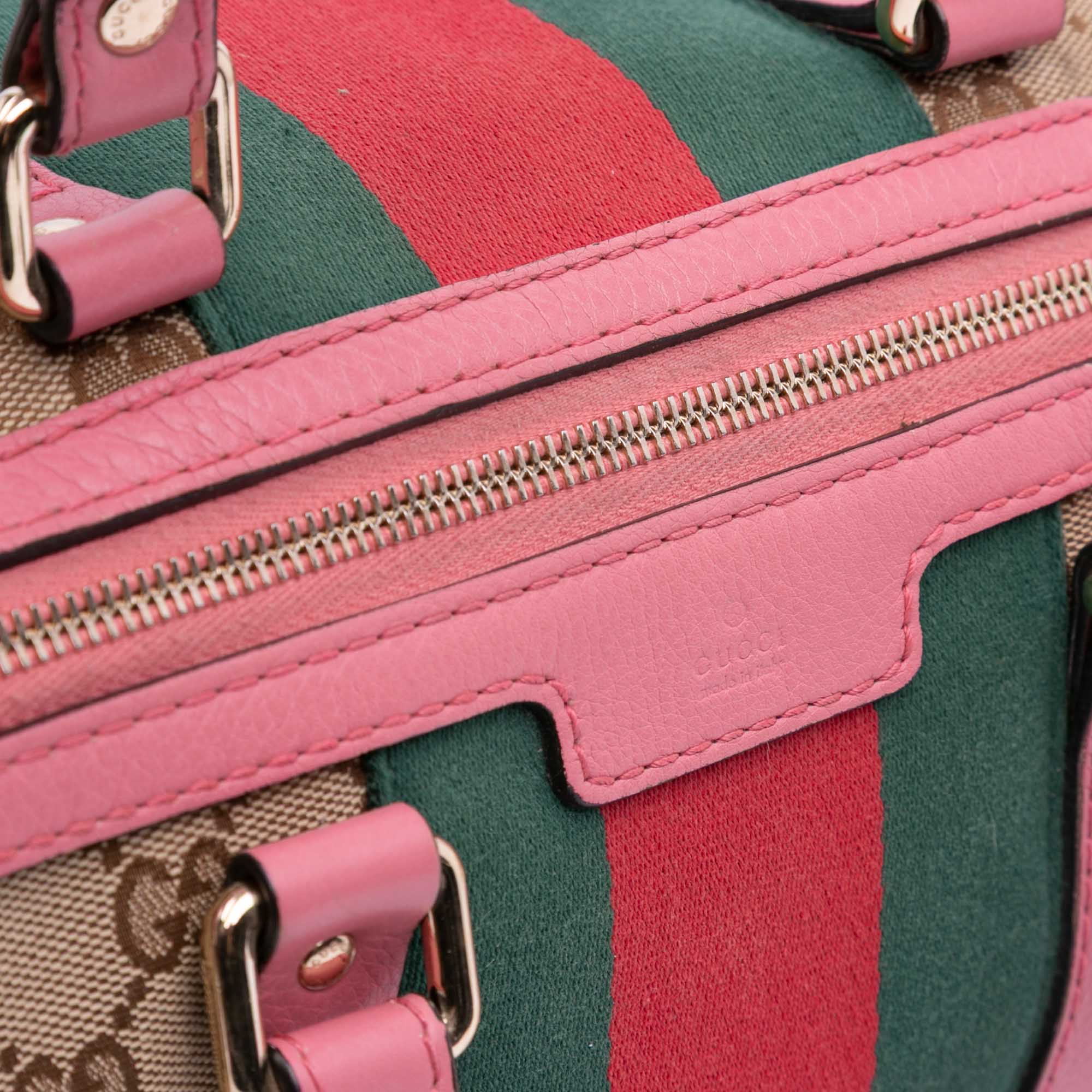 GG Canvas Web Joy Boston Bag