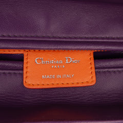 Medium Tricolor Lambskin Cannage Lady Dior