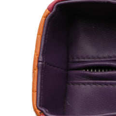 Medium Tricolor Lambskin Cannage Lady Dior