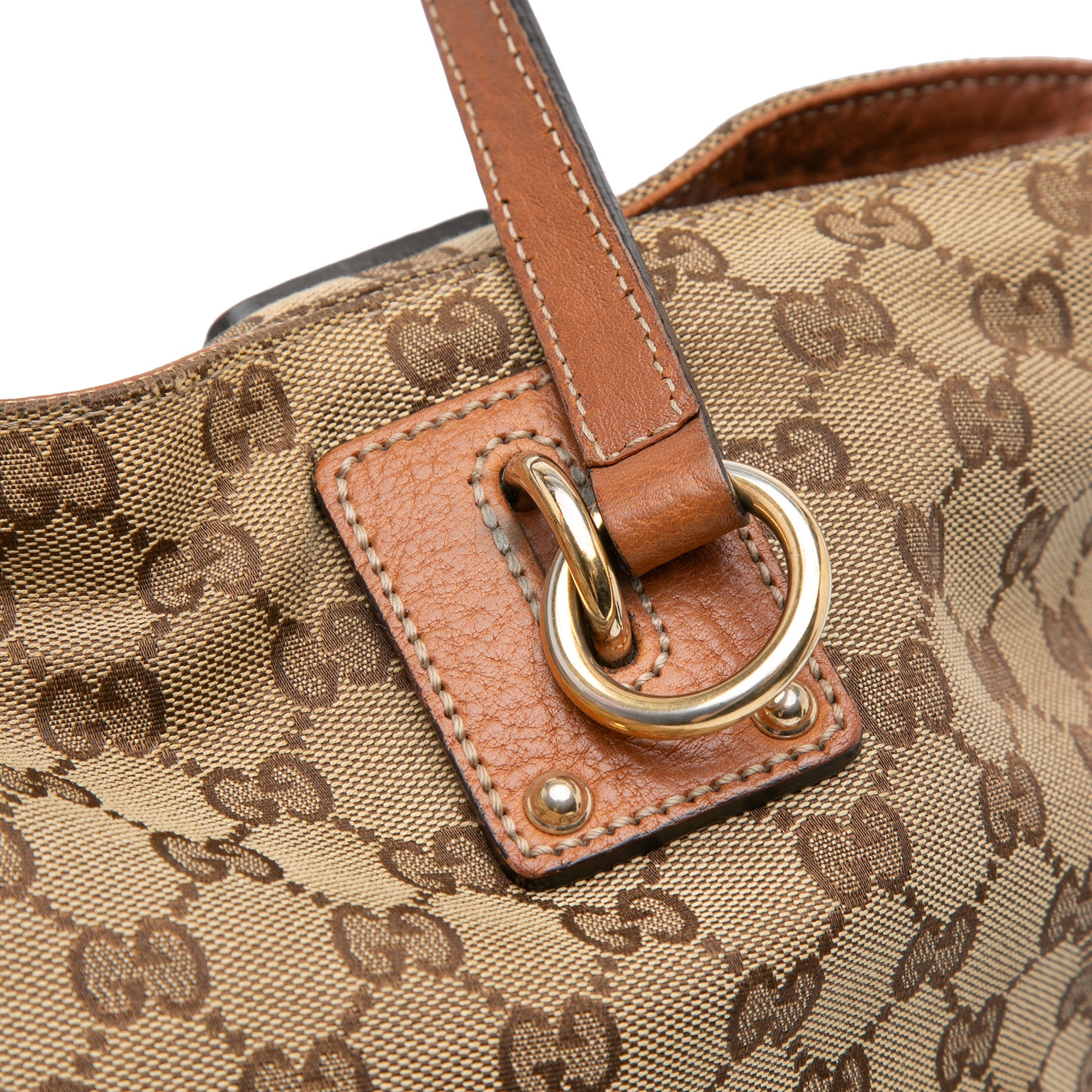 Large GG Canvas GG Charm Tote