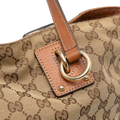 Large GG Canvas GG Charm Tote