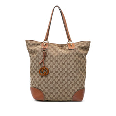 Large GG Canvas GG Charm Tote