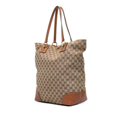 Large GG Canvas GG Charm Tote