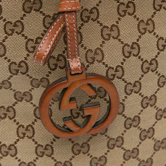 Large GG Canvas GG Charm Tote