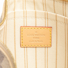 Damier Azur Neverfull MM Pouch