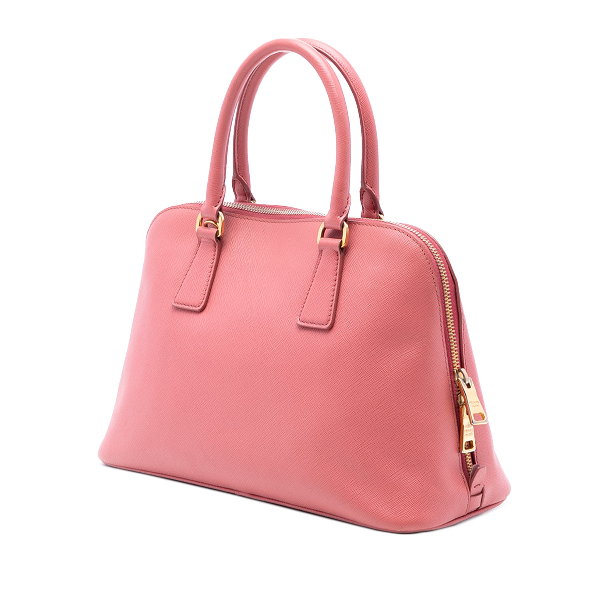 Medium Saffiano Lux Promenade Satchel