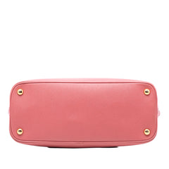 Medium Saffiano Lux Promenade Satchel