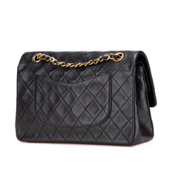 Medium Classic Lambskin Double Flap