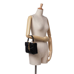 Mini Patent Sylvie 1969 Top Handle Bag
