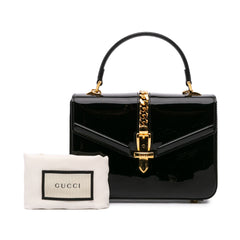 Mini Patent Sylvie 1969 Top Handle Bag