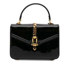 Mini Patent Sylvie 1969 Top Handle Bag