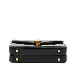 Mini Patent Sylvie 1969 Top Handle Bag