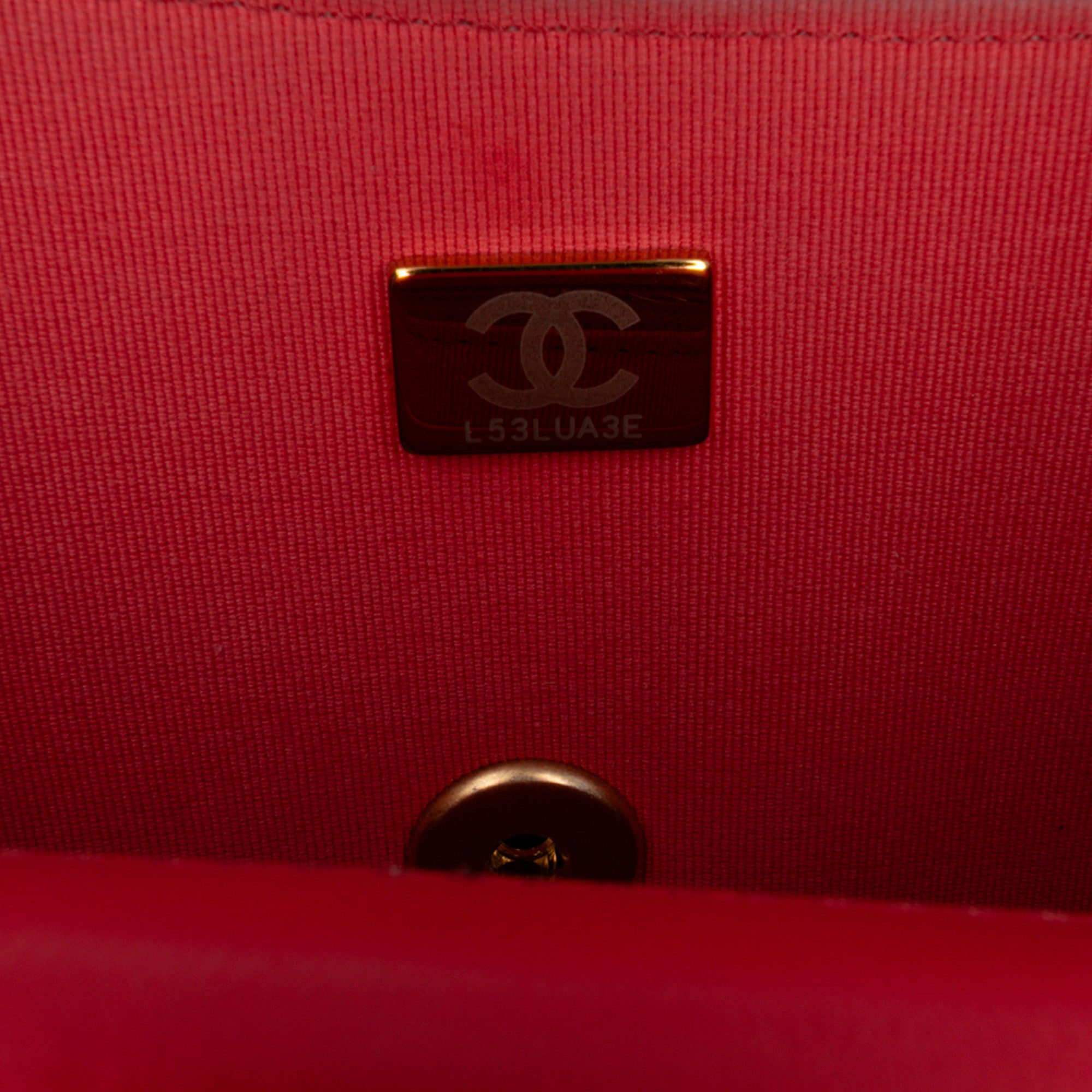 Mini Square Classic Lambskin Casino Royale Charms Single Flap
