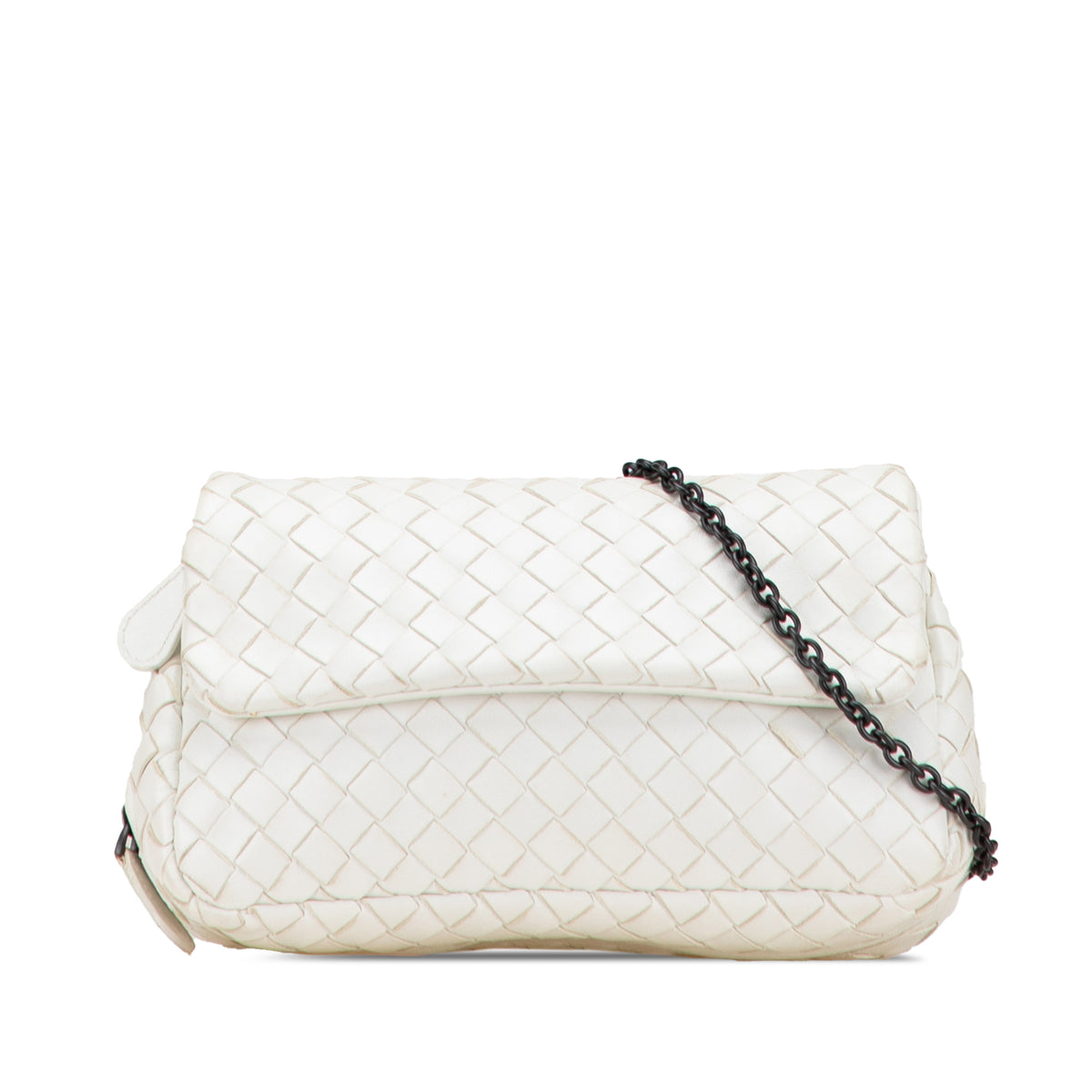 Mini Nappa Intrecciato Expandable Chain Flap Crossbody