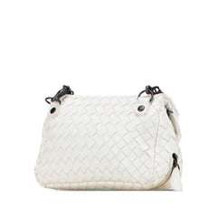 Mini Nappa Intrecciato Expandable Chain Flap Crossbody