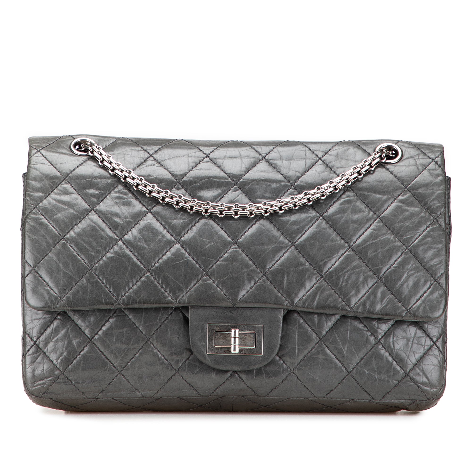 50th Anniversary Reissue 2.55 Aged Calfskin Double Flap 227