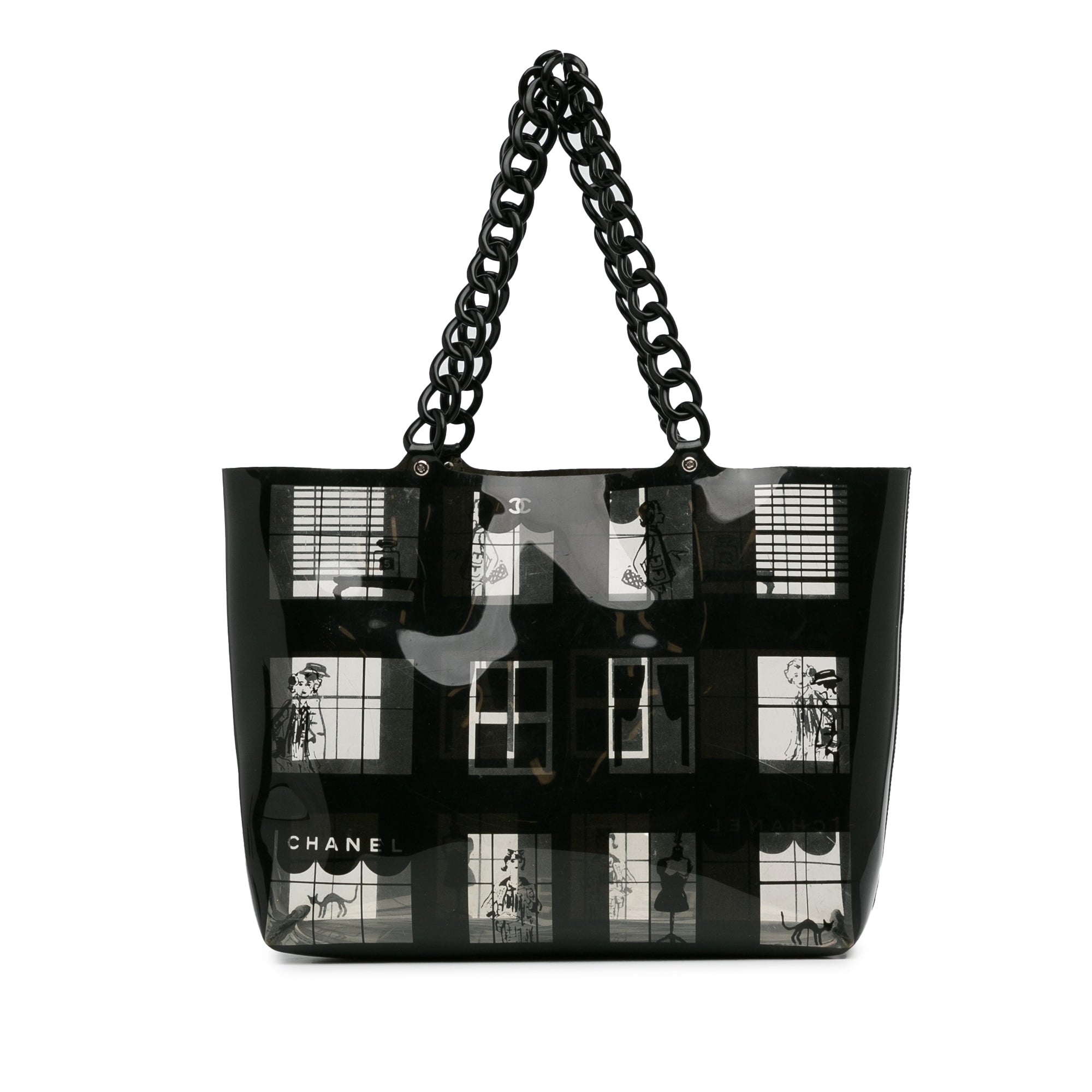 Vinyl Coco Window Tote_0