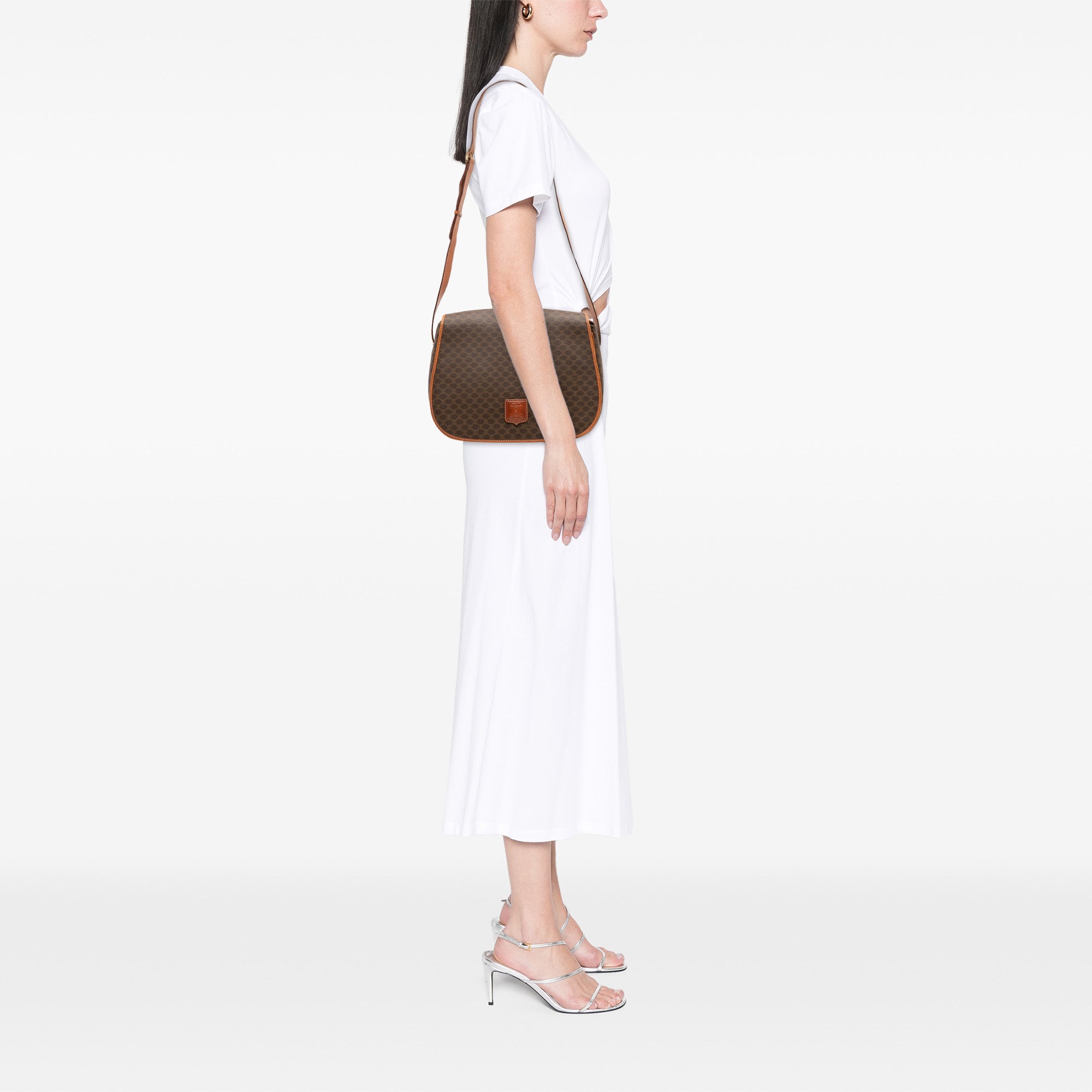 Macadam Coated Canvas Crossbody