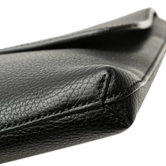Pebbled Calfskin Portfolio Clutch