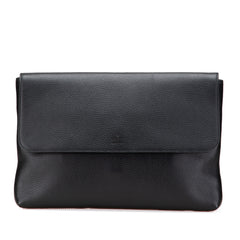Pebbled Calfskin Portfolio Clutch