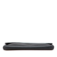 Pebbled Calfskin Portfolio Clutch