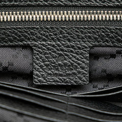 Pebbled Calfskin Portfolio Clutch