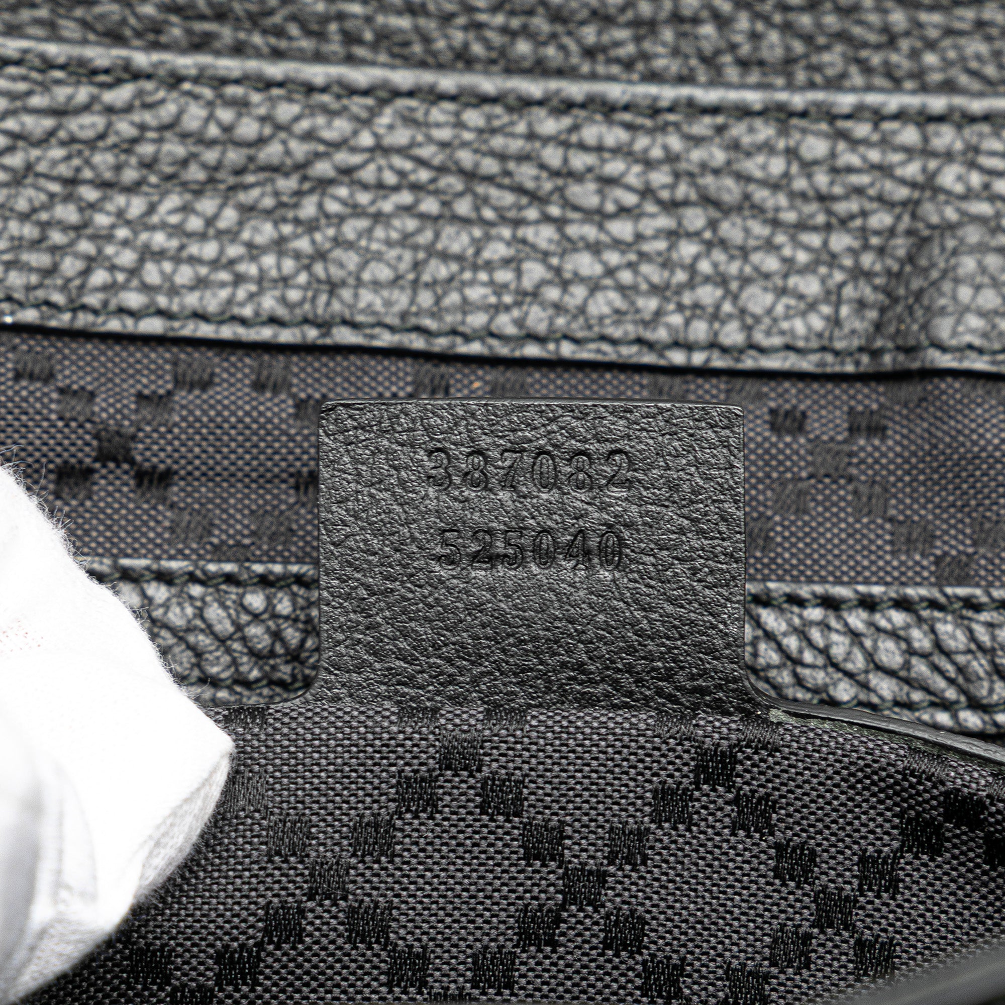 Pebbled Calfskin Portfolio Clutch