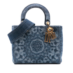 Medium Denim KaleiDiorscopic Lady Dior