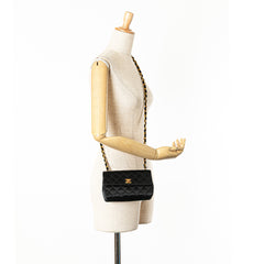 Mini Rectangular CC Quilted Satin Flap