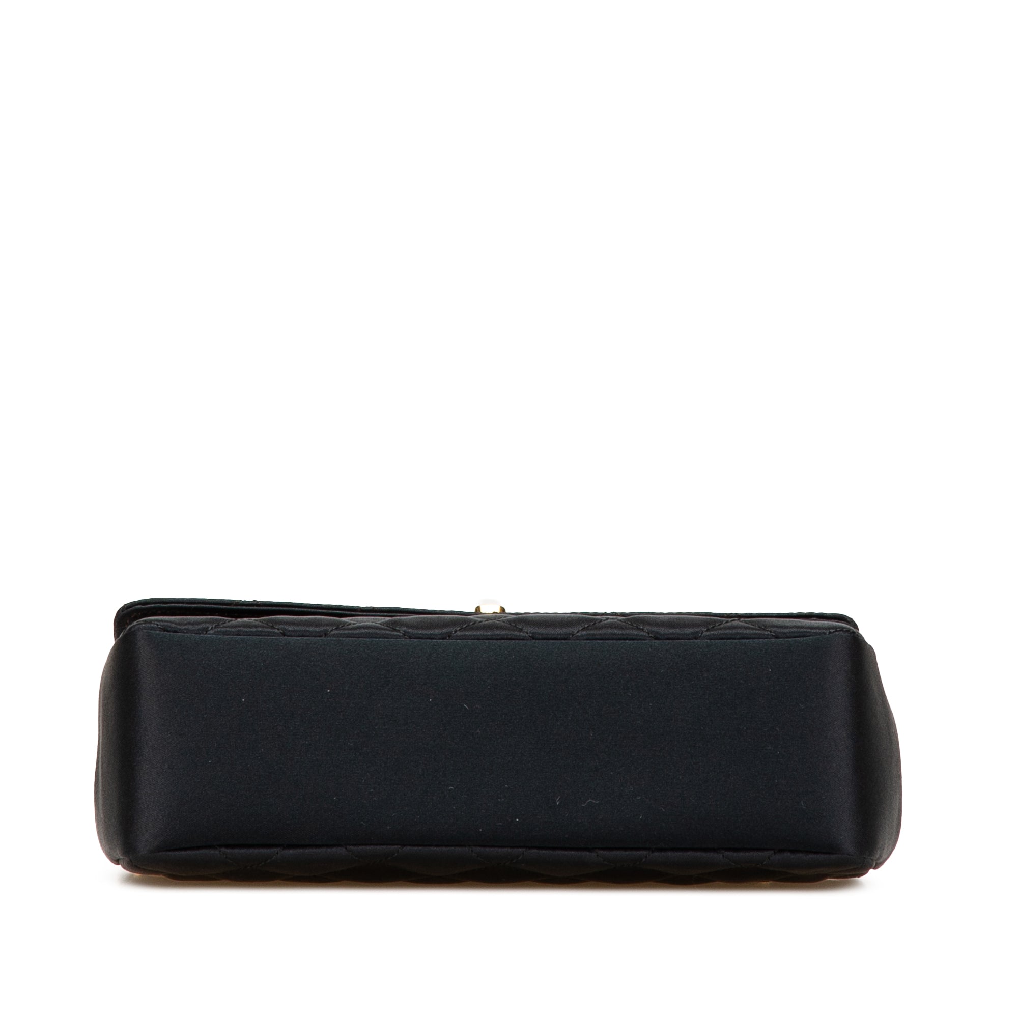 Mini Rectangular CC Quilted Satin Flap