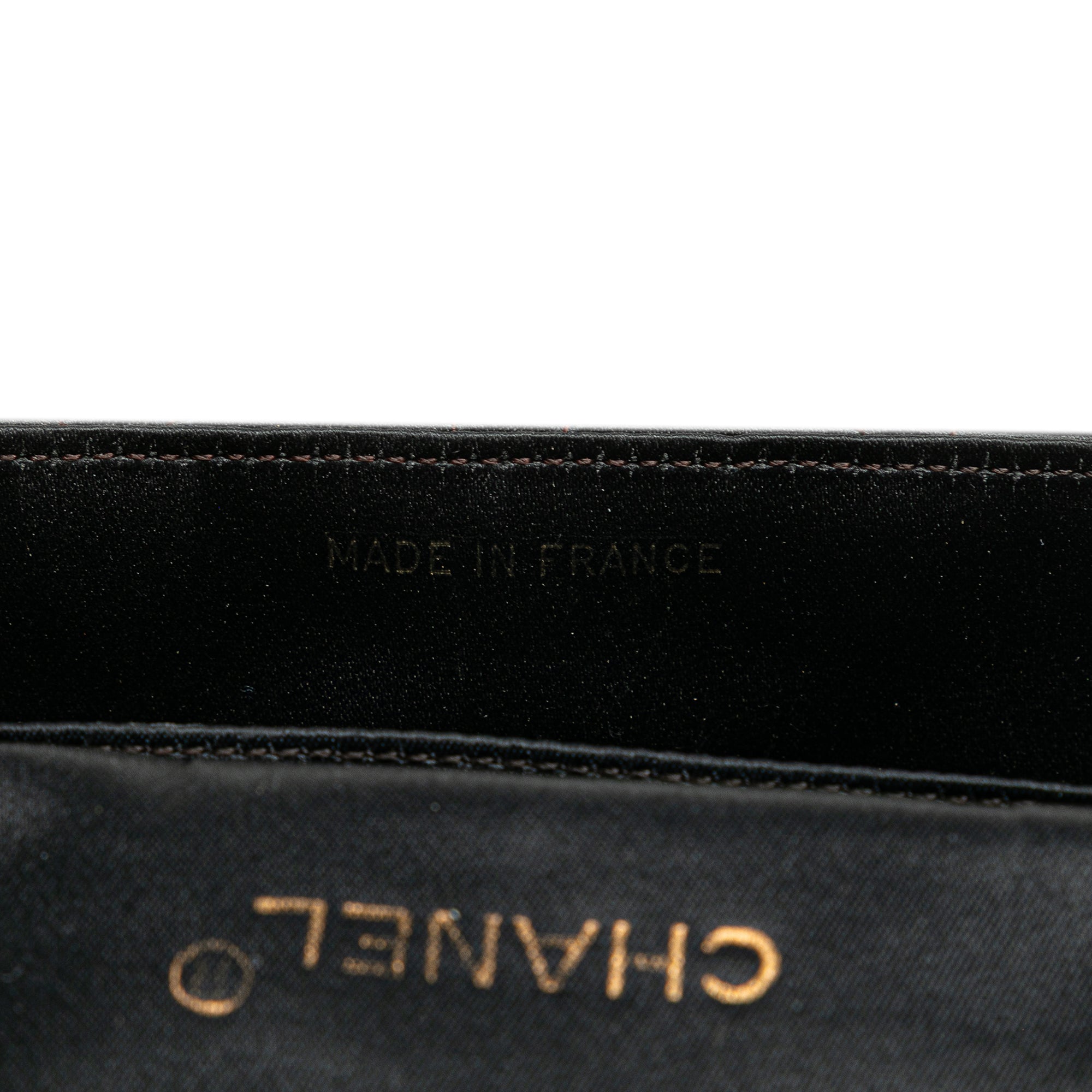 Mini Rectangular CC Quilted Satin Flap
