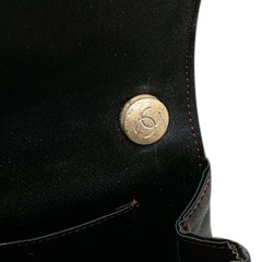 Mini Rectangular CC Quilted Satin Flap