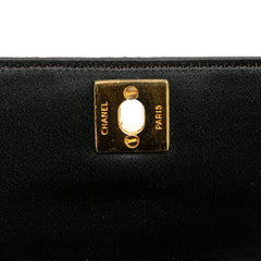 Mini Rectangular CC Quilted Satin Flap