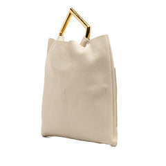 Leather Geometric Tote