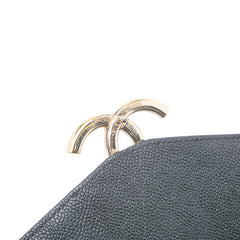 Paris Cuba Medium Caviar Thread Around Flap